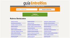 Desktop Screenshot of laguiaentrerios.com.ar
