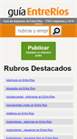 Mobile Screenshot of laguiaentrerios.com.ar